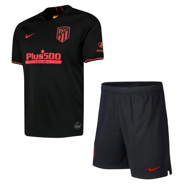 Camiseta Atlético De Madrid Segunda equipo Niños 2019-20 Negro